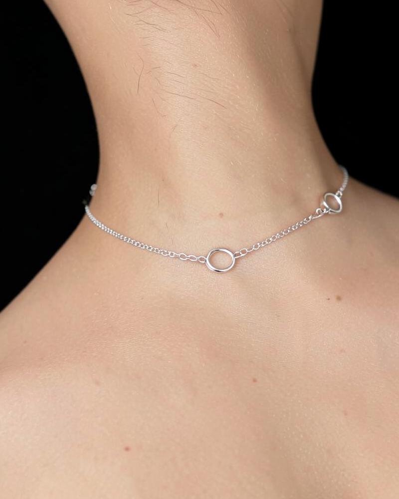 Silver anklet collection